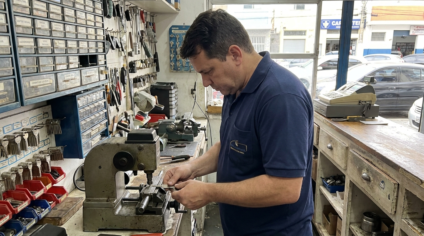Confecção de Chave Automotiva profissional em Cascavel‑PR